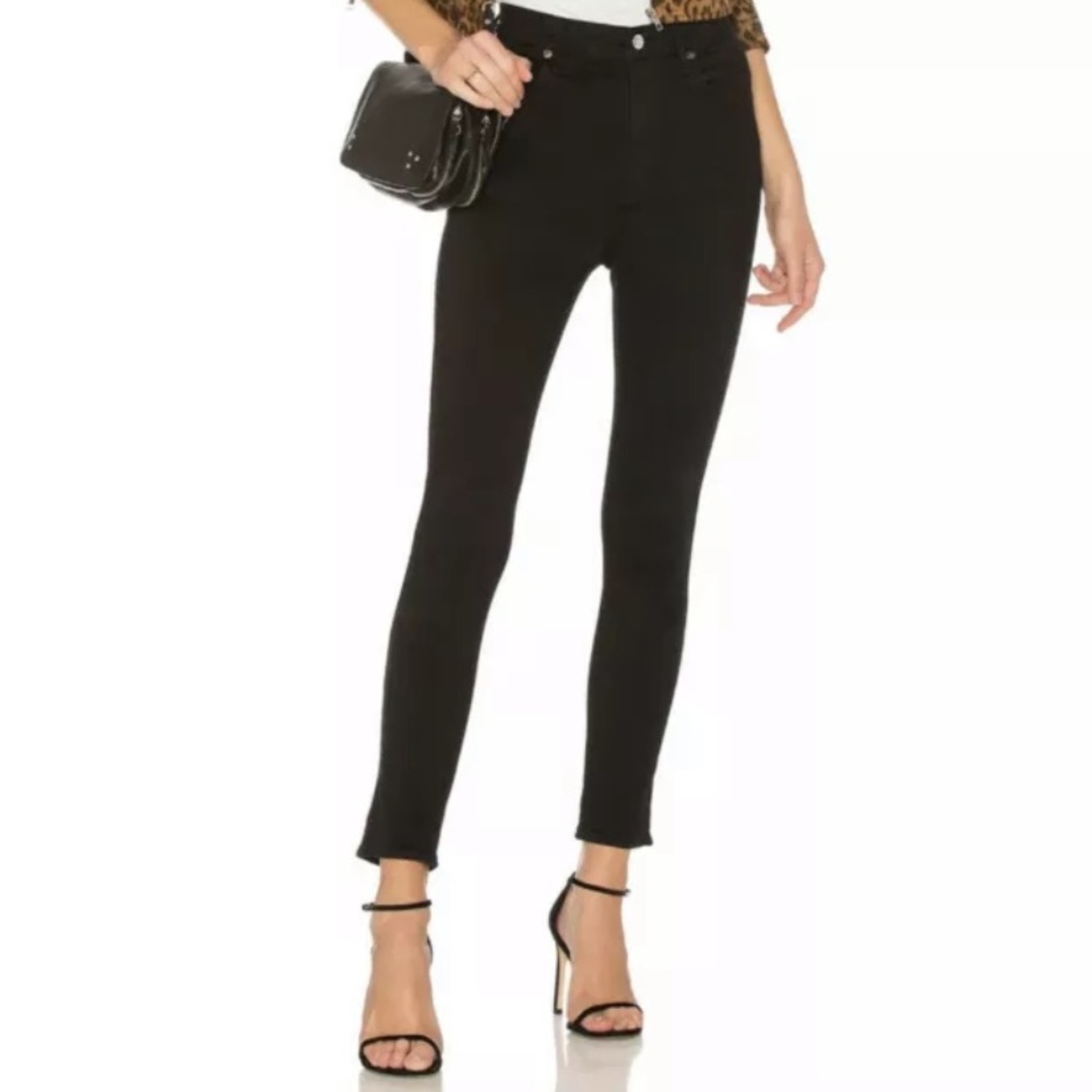 AGOLDE Revolve Filter Free High Rise Jeans Size 26 Black Skinny Stretch X20